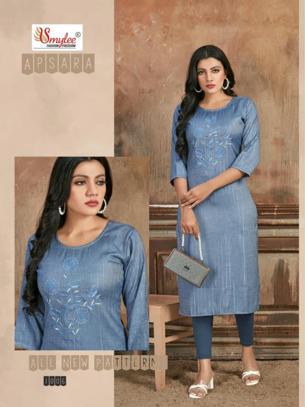 Smylee Apsara Fancy Rayon Embroidery Kurti 